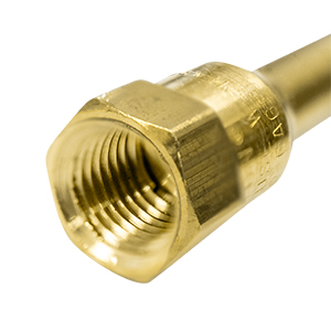 VÁLVULA PARA INFLAR DOBLE 693BK HEMBRA MILTON (TIPO RECTO)