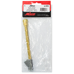 VÁLVULA PARA INFLAR DOBLE 693BK HEMBRA MILTON (TIPO RECTO)