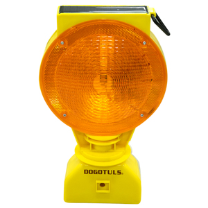 LÁMPARA DESTELLO SOLAR 7" PARA BARRICADA