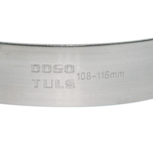 ABRAZADERA T-BOLT RESORTE 108-116mm ACERO INOXIDABLE
