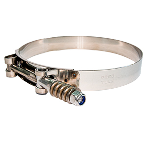 ABRAZADERA T-BOLT RESORTE 121-129mm ACERO INOXIDABLE