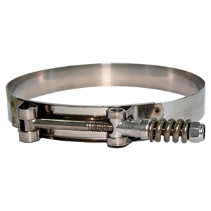 ABRAZADERA T-BOLT RESORTE 121-129mm ACERO INOXIDABLE