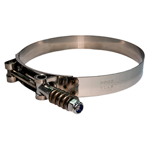 ABRAZADERA T-BOLT RESORTE 121-129mm ACERO INOXIDABLE