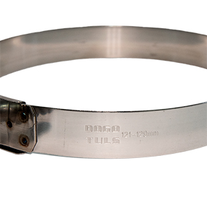 ABRAZADERA T-BOLT RESORTE 121-129mm ACERO INOXIDABLE
