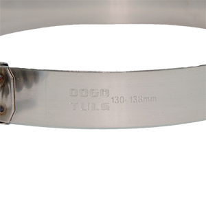ABRAZADERA T-BOLT RESORTE 130-138mm ACERO INOXIDABLE