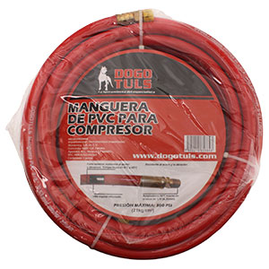 MANGUERA DE PVC PARA COMPRESOR MEDIDA 3/8" X 25'