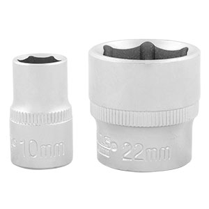 JUEGO DE DADOS D2 3/8" MM-STD CON MATRACA 21PZ