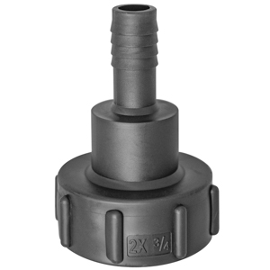 CONECTOR TOTE IBC 60MM CON ESPIGA DE 3/4" CUERDA GRUESA