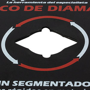 DISCO DE DIAMANTE CON RIN DENTADO 7"        
