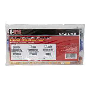 TERMINALES AISLADAS 22-10AWG KIT 280PZ